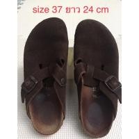 ราคา Birkenstock Boston ของแท้ มือสอง ไซส์ 37 ความยาวเท้า 24 cm (1557911538)