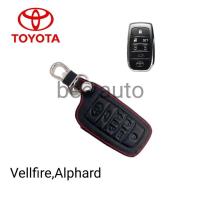 ราคา ซองหนังหุ้มรีโมทกุญแจรถรุ่นToyota Vellfire,Alphardพร้อมพวงกุญแจ (22275129354)