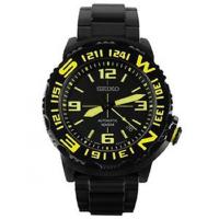 ราคา Seiko Superior Automatic Mens Watch Black/Yellow Stainless Steel Strap SRP449J1 (578551232)