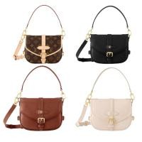 ราคา [พรีเซลล์ยุโรป] LOUIS VUITTON Saumur BB แคนวาสเคลือบ + หนังวัว/กระเป๋าสะพาย (24923626870)