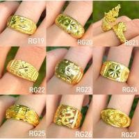 ราคา ขายไม่ได้ แหวนทองเหมือนแท้ลายผู้ชาย พญานาค มังกร ถูกที่สุด (27405533793)