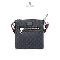 ราคา [ของแท้] GUCCI MESSENGER SMALL BLACK GG SUPREME MONOGRAM CANVAS SHW มีใบรับประกัน ตรวจสอบได้ทุกใบ ✅ (43259026451)