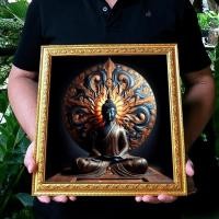 ราคา กรอบรูปมงคล พระพุทธรูป แบบที่ 4 งานกรอบรูปตกแต่งบ้าน กรอบรูปบูชา โดย อาจารย์จิ มงคลศิลป์ (28725940991)