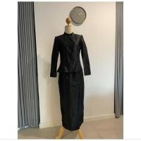 ราคา ป้าย orange juice ชุดเซต2ชิ้น สีดํา ชุดไทยจิตรลดา เสื้อคอจีนแขน ยาวแต่งกระดุมด้านหน้าใช้งานได้จริง (28811959958)