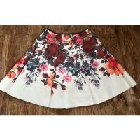 ราคา กระโปรงลายดอก สีขาว ผ้าโฟม งานสวยมาก เอว 32 ใส่ไป 1 ครั้ง (27301614678)