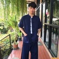 ราคา เสื้อผ้าฝ้ายแขนสั้น เสื้อพื้นเมืองชาย (6134937636)