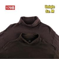 ราคา ❄️ เสื้อคอเต่าแขนยาวสีพื้น Uniqlo size M , คอเต่า สเวตเตอร์ (11875610217)