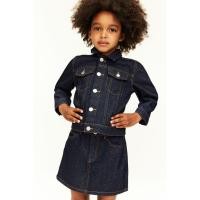 ราคา H&M(เอชแอนด์เอ็ม) เสื้อแจ็คเก็ตเดนิมประกายระยิบระยับ เด็กผู้หญิง 1249006_1 (24884491452)