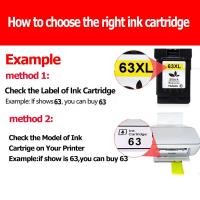 ราคา HP 63 หมึก HP 63XL สีดำ HP63 HP63XL ตลับหมึก HP 63 XL 63XL ตลับหมึกตลับหมึกรีฟิล hp 1112 2130 2132 3830 4520 4650 3632 (9971260686)