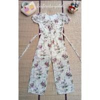 ราคา จั้มสูทขายาวลายฉลุผ้าชีฟอง ป้ายPASWA (18195218565)