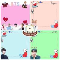 ราคา กระดาษโน๊ต Bts ไม่มีแถบกาว (1216945477)