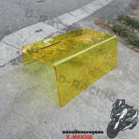 ราคา ขายดี แผ่นกั้นใต้เบาะ ลายwing สีเหลืองyellow ครอบกรองดูดสด สำหรับ Yamaha Xmax300 (5478134368)