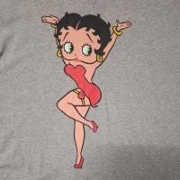 ราคา เสื้อยืดมือสอง ต่างประเทศ การ์ตูนเก่า Betty Boop Size XL.อก24/ยาว32 (41858487303)