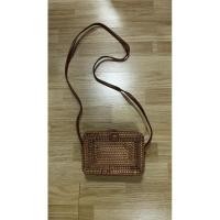 ราคา กระเป๋าหวายสาน สีน้ำตาล วินเทจ (20581758913)