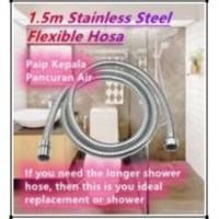 ราคา Stainless STEEL PREMIUM FLEXIBLE Hose Anti Explosion Shower Hose Bath 1.5 เมตร (18480115147)