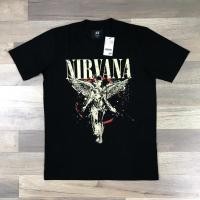 ราคา เสื้อยืดวง NIRVANA H&M METAL DISTRO MENS MUSIC (40854988740)