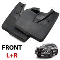 ราคา ยางกันโคลน ยาง บังโคลนหน้า ข้างซ้าย+ขวา สีดำ สำหรับ Toyota Fortuner Suv ปี 2016-2019 (7745834899)