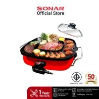 ราคา [ผ่อน0%]SONAR เตาปิ้งย่างไฟฟ้า 1.8 ลิตร รุ่น SF-M51 กระทะปิ้งย่าง หม้อชาบู หน้าเตาเคลือบเทฟล่อน (2297138171)