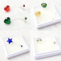 ราคา จิวสะดือพลาสติก ซิลิโคน ประดับคริสตัลแท้ เหมาะกับคนแพ้ง่าย น้ำหนักเบา สวมใส่ง่าย งานเกาหลี สินค้าจริงสวยงามมาก (1620227952)