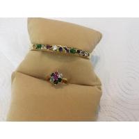 ราคา Clearance Sale เซ็ตทองแท้หุ้มนพเก้า 2 ชิ้น ประกอบด้วยกำไลและแหวน (2057436126)