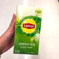 ราคา ชาเขียว ลิปตัน Lipton Green tea Lively fresh ชาเขียวชนิดซอง 25 ซอง 37.5g เครื่องดื่ม ชาเพื่อสุขภาพ (5643712127)