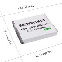 ราคา ❤️ แบตเตอรี่ Nb-6Lh Nb-6L สำหรับ Canon S200 Sx170 Sd1300คือ Sd3500คือ Sd770คือ Sx610 HS IXUS 33 (29930270285)