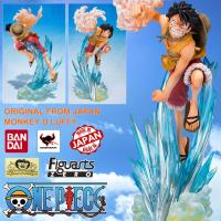 ราคา ของแท้ แมวทอง Bandai Figuarts Zero One Piece วันพีช Monkey D Luffy มังกี้ ดี ลูฟี่ มนุษย์ยาง Brother's Bond Luffytaro (22003378287)