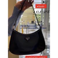 ราคา ของแท้ ป้ายคิงพาวเวอร์ Prada รุ่น Cleo Shoulder bag สีดำ อุปกรณ์ครบ (13049335274)