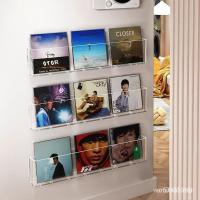 ราคา C cd กล่องเก็บของอะคริลิคใสบันทึกไวนิล dvd cd แผ่นเทปเก็บคอลเลกชันผนังอัลบั้มขาตั้งจอแสดงผล (43415003673)
