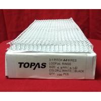 ราคา แหวนเข้าเล่มลวด TOPAS ลวด 35 ห่วงผูกขนาด 3/16" 4,8 MM - A4 (29515235702)