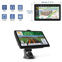 ราคา Car Navigation 7 Inch Touch Screen Navigator Truck Sunshade 256M+8G 2022 Europe Map GPS Navigators (26004888699)