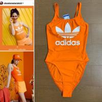 ราคา Adidas Originals Women Trefoil Swim(Orange) (5224967289)