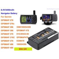 ราคา AM9G OrangeYu 3400mAh Battery for Garmin EGM478,GPSMAP 276, 276c, 296, 376,376C,378, 396,478,495,496 (20393467606)