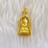 ราคา จี้พระพุทธเจ้าพระพุทธเมตตา เนื้อชุบทอง เลี่ยมกรอบทองผ่าหวาย พุทธเมตตา วัตถุมงคล (43003523377)