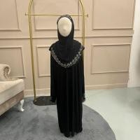 ราคา GC34ชุดเดรสเด็กหญิงมุสลิมพร้อมผ้าคลุมฮิญาบ ชุดผู้หญิงอิสลาม ดีเทลปักเพชรรีดสุดอลัง สไตล์ตุรกีทรงสวยหรู (22362481230)