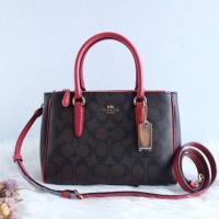 ราคา พร้อมส่ง #COACH #F67027 MINI SURREY CARRYALL IN SIGNATURE CANVAS (4213707080)