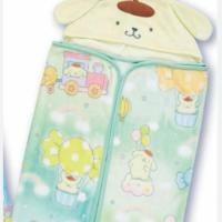 ราคา (พร้อมส่ง)ผ้าคลุมมีหมวกลายPompompurinน่ารักนุ่มนิ่มพร้อมลายพิมพ์เต็มผืนSanrioแท้100%(ใหม่) (40654161096)