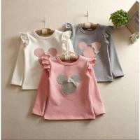 ราคา เสื้อแขนยาวเด็กผู้หญิง​ ลายมินนี่​ ผ้าคอตตอน​ มี​ 3 สี (19982639458)