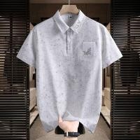 ราคา เสื้อยืดคอปกตั้งชายงานปักมีกระเป๋า (41709564113)