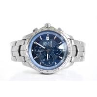 ราคา Tag Heuer New Link King Size Automatic Chronograph Calibre 16 หน้าน้ำเงิน (1635014227)