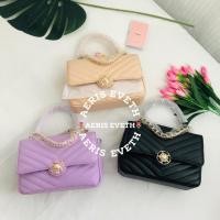 ราคา Pimmy มาม่อน กระเป๋าสะพาย กระเป๋าถือ ทรงมาม่อน แบรนด์Pimmy แท้100% รหัสPP1378 (9134995091)