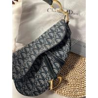 ราคา Dior saddle bag vintage ( navy GHW ) (44102563231)
