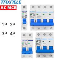 ราคา Taxnele AC MCB 1P 2P 3P 4P 230V Mini Circuit breaker Air Switch 63A Overload Short Circuit ป้องกัน (29666310892)