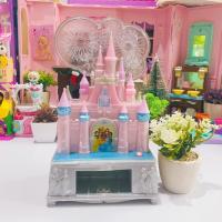 ราคา ✨กล่องเครื่องประดับDisney Princessมือสองมีเสียงดนตรีมีไฟสวยอลังมาก (44454417453)