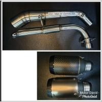 ราคา ลดหมดแล้วหมดเลย คอท่อสแตนเลส Honda MSX MSX-SF Demon125 พร้อม ปลายท่อ กระป๋อง เสียงแน่น งานสวยแข็งแรง (8002744333)