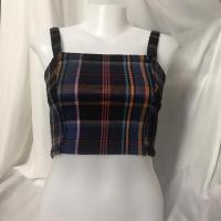 ราคา งานแบรนด์ Hollister size XS(เด็ก 160) สายเดี่ยวปรับสายได้ลายสก๊อต◡̈⃝ ◡̈⃝ (26110474403)