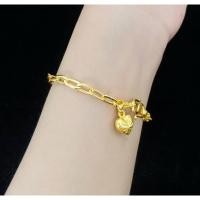 ราคา #สร้อยข้อมือลายโซ่ฝรั่งเศษทองหุ้ม#สร้อยข้อมือ (24878421183)