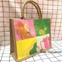 ราคา กระเป๋าสedgeใบบัว 32x25x13CM (29063663537)