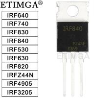 ราคา 1-5PCS IRF640NPBF IRF740 IRF830 IRF840 IRF530 IRF630 IRF820 IRFZ44N IRF4905 IRF3205 TO-220 Field-effect ทรานซิสเตอร์ (41809010720)