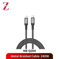 ราคา สายชาร์จ XO รุ่น Q264 Metal Braided Cable สายชาร์จเร็ว 240W สายชาร์จไทป์ซี USB-C to USB-C สายชาร์จ TypeC (26802690045)